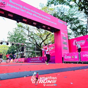 Race photo from SMARTFREN RUN 2026