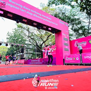 Race photo from SMARTFREN RUN 2026