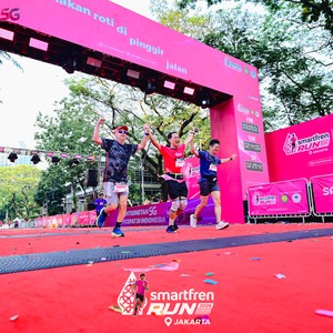 Race photo from SMARTFREN RUN 2026