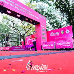 Race photo from SMARTFREN RUN 2026