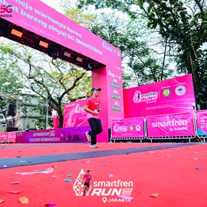 Race photo from SMARTFREN RUN 2026