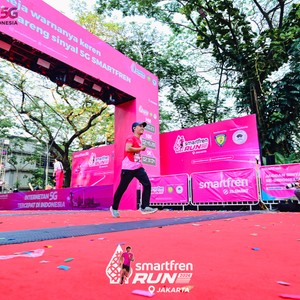 Race photo from SMARTFREN RUN 2026