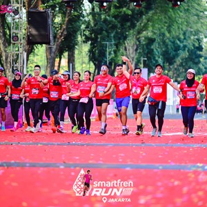 Race photo from SMARTFREN RUN 2026