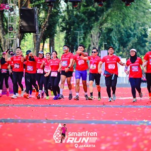 Race photo from SMARTFREN RUN 2026