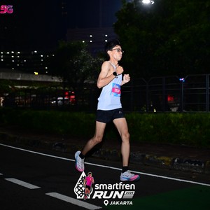Race photo from SMARTFREN RUN 2026