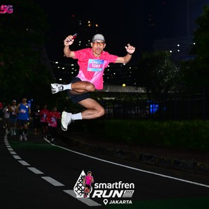 Race photo from SMARTFREN RUN 2026