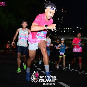 Race photo from SMARTFREN RUN 2026