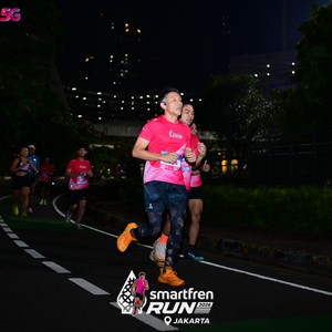 Race photo from SMARTFREN RUN 2026