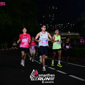 Race photo from SMARTFREN RUN 2026
