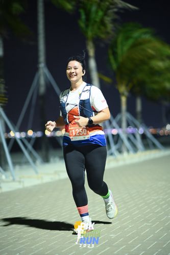 Race photo from PIK NITE RUN 2025
