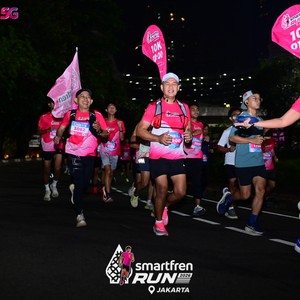 Race photo from SMARTFREN RUN 2026