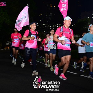 Race photo from SMARTFREN RUN 2026