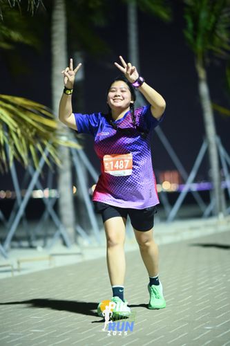 Race photo from PIK NITE RUN 2025
