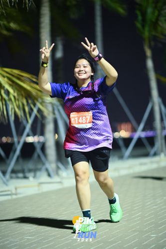Race photo from PIK NITE RUN 2025