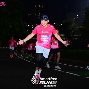 Race photo from SMARTFREN RUN 2026
