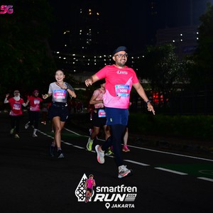 Race photo from SMARTFREN RUN 2026