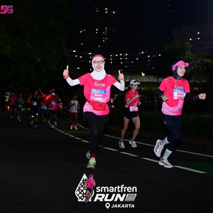 Race photo from SMARTFREN RUN 2026