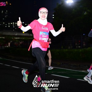 Race photo from SMARTFREN RUN 2026