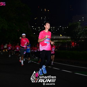Race photo from SMARTFREN RUN 2026