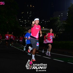 Race photo from SMARTFREN RUN 2026