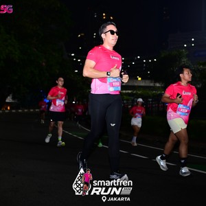 Race photo from SMARTFREN RUN 2026
