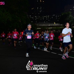 Race photo from SMARTFREN RUN 2026
