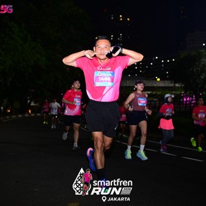 Race photo from SMARTFREN RUN 2026