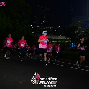 Race photo from SMARTFREN RUN 2026