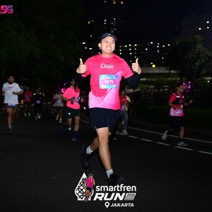 Race photo from SMARTFREN RUN 2026