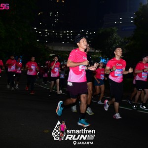 Race photo from SMARTFREN RUN 2026