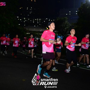 Race photo from SMARTFREN RUN 2026
