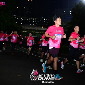 Race photo from SMARTFREN RUN 2026
