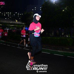 Race photo from SMARTFREN RUN 2026