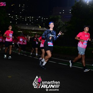 Race photo from SMARTFREN RUN 2026