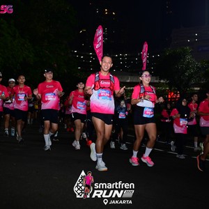 Race photo from SMARTFREN RUN 2026