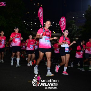 Race photo from SMARTFREN RUN 2026