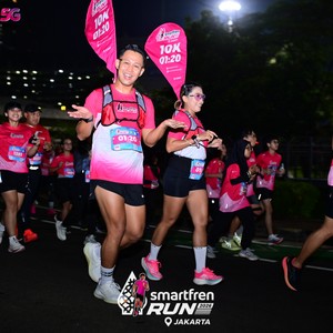 Race photo from SMARTFREN RUN 2026