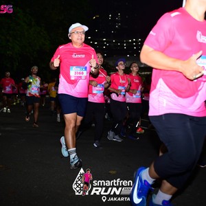 Race photo from SMARTFREN RUN 2026