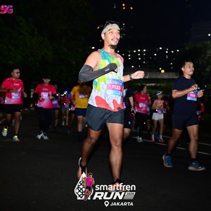 Race photo from SMARTFREN RUN 2026