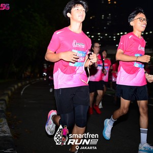 Race photo from SMARTFREN RUN 2026