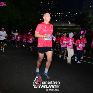 Race photo from SMARTFREN RUN 2026
