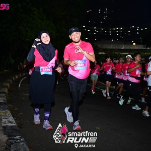 Race photo from SMARTFREN RUN 2026