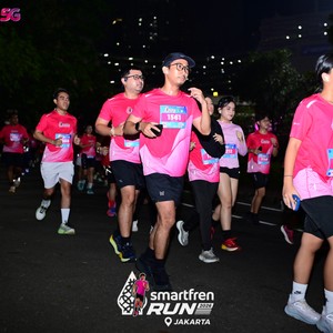 Race photo from SMARTFREN RUN 2026
