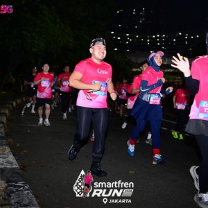 Race photo from SMARTFREN RUN 2026
