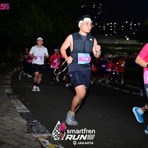 Race photo from SMARTFREN RUN 2026