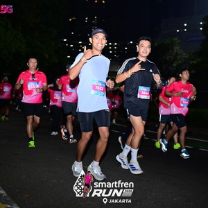 Race photo from SMARTFREN RUN 2026