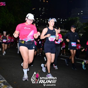 Race photo from SMARTFREN RUN 2026