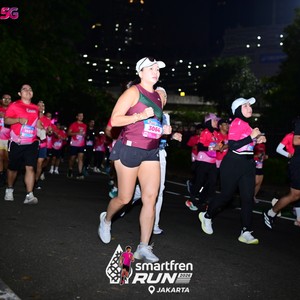 Race photo from SMARTFREN RUN 2026