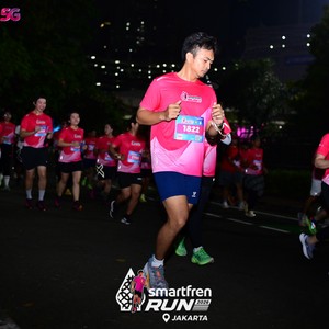 Race photo from SMARTFREN RUN 2026
