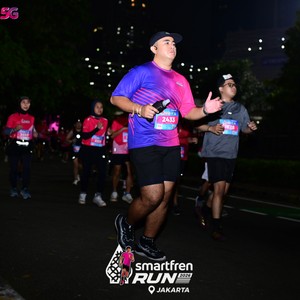 Race photo from SMARTFREN RUN 2026